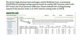 Sanitary Heat Exchangers McMaster-Carr