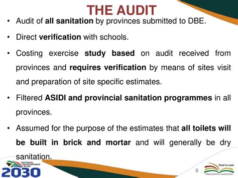 Sanitation backlogs in schools: DBE briefing; Sanitation ... - PMG