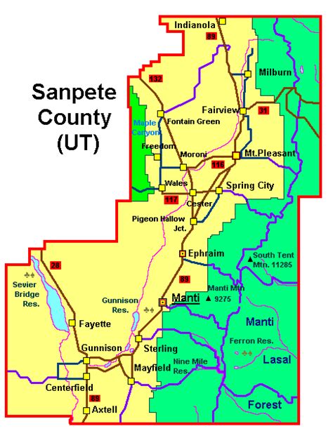 Property maps show property and parcel boundaries, municipal boundaries, and zoning boundaries, and GIS maps show ... Sanpete County ; Sevier County ; Summit County . 