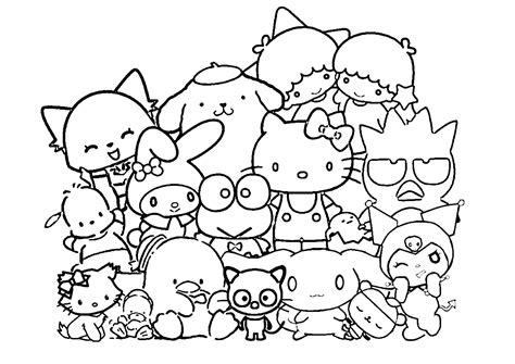 Sanrio Coloring