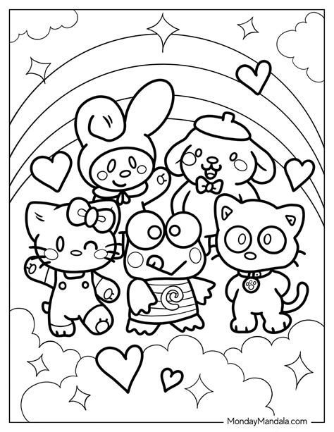 Sanrio Coloring Pages Coloring Pages