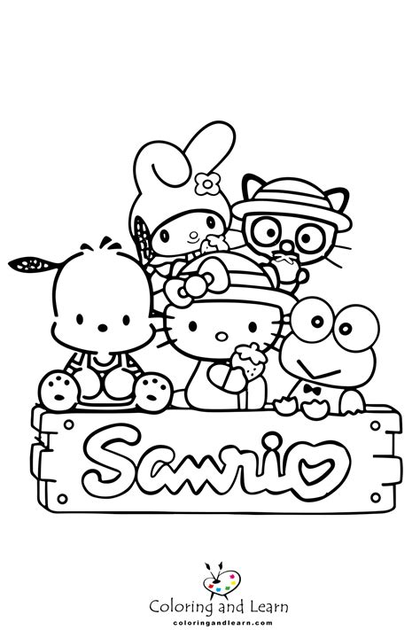 Sanrio Coloring Shee