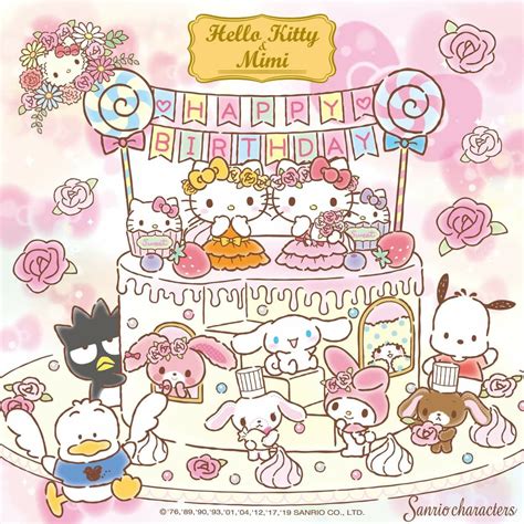 Sanrio character birthdays. Sanrio is a Japanese company that is best known for its production of popular cute and adorable characters such as Hello Kitty, My Melody, Keroppi, Little Twin Stars, and Chococat. Each character has its own unique personality, appearance, and backstory. For example, Hello Kitty is a white cat with a red bow, known for being cute and friendly. My … 