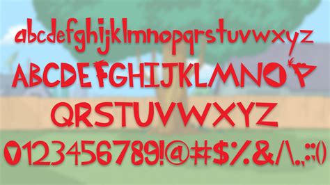 SansPerry v1.0 A Phineas and Ferb fanfont by CreeOnASkateboard on