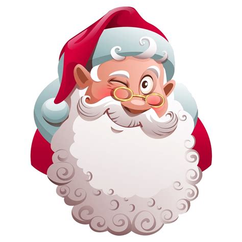 Santa Claus Face Template Printable