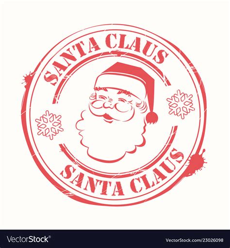 Santa Claus Stamp Printable