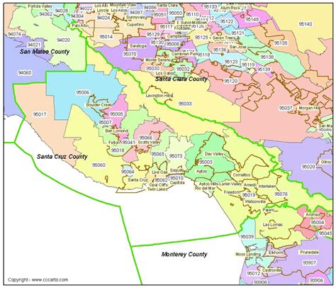 Santa Cruz County Zip Codes