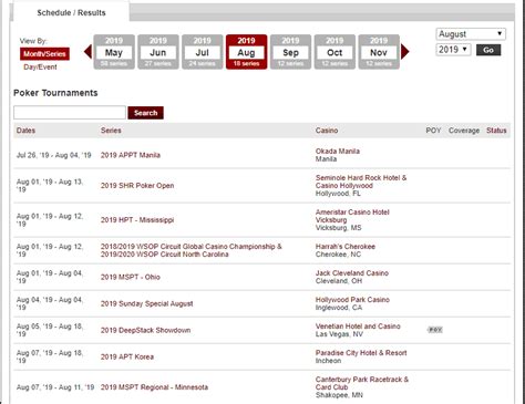 Santa Fe Station Poker Tournament Schedule - Card Player