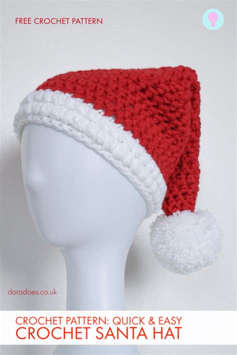 Santa Hat How To With Free Pattern And Video Tutorial