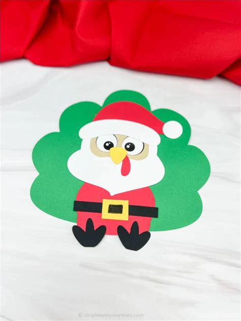 Santa Turkey Disguise Template