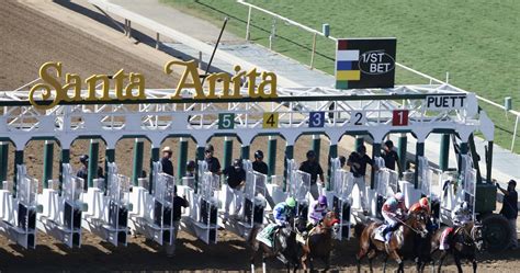 Santa Anita race track opened in 1934 and features a one mile