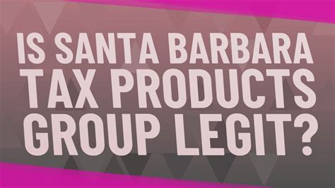 Santa barbara tax group. Santa Barbara Tax Products Group (TPG) is located in San Diego, California and was established in 2010 upon the sale of the Santa Barbara Bank & Trust tax products division. Building on a legacy of nearly 20 years of industry leadership and superior customer support, TPG, in cooperation with its banking partners, provides fairly priced quality ... 