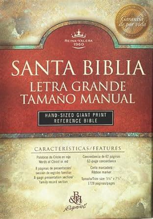 Santa biblia letra grande tamao manual/hand size giant print reference bible. - Pobreza y diaconia en costa rica.