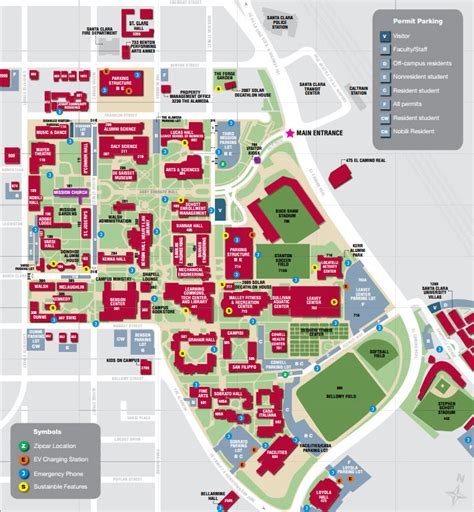 Santa clara university location. Santa Clara University is located in the Silicon Valley town of Santa Clara, California, about an hour from San Francisco. The university offers arts and entertainment programs at the... 