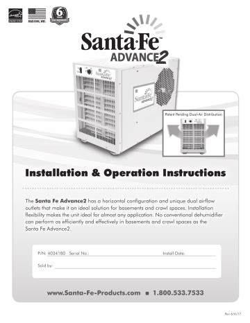 Santa fe compact fireplace installation manual. - Oracle siebel open ui developers handbook by duncan ford.