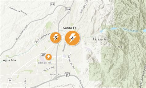 Problems in the last 24 hours in Santa Fe, New Mexico. The chart below shows the number of Duke Energy reports we have received in the last 24 hours from users in Santa Fe and surrounding areas. An outage is declared when the number of reports exceeds the baseline, represented by the red line.. 