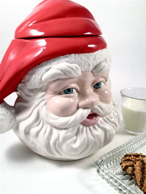 Santa head cookie jar. Things To Know About Santa head cookie jar. 
