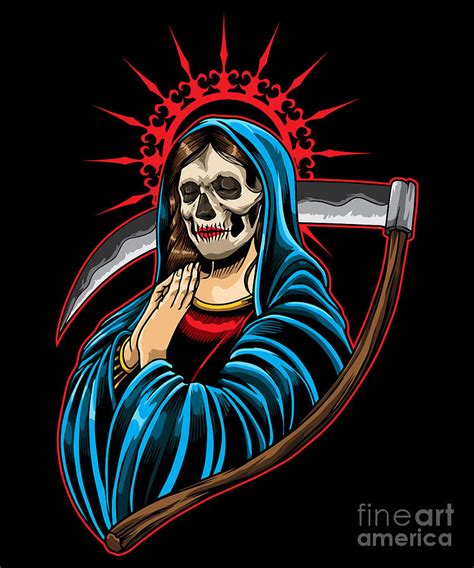 Santa muerte praying. By Shayla Cherry. Santa Muerte is a recent phenomenon, a modern-day folk saint: the patron saint of death. For twenty years, the veneration of this folk saint has been the … 