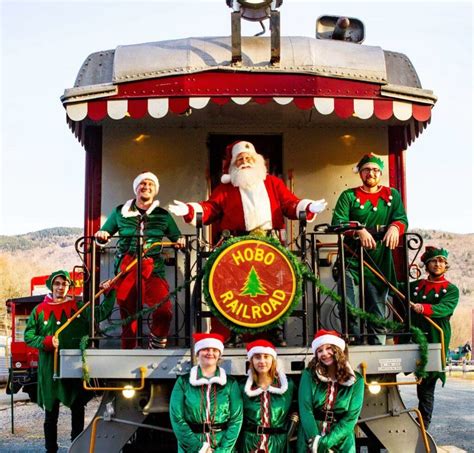 Santa trains. Watch in awe as the winter wonderland unfolds before your eyes, and feel the warmth of Christmas spirit fill the air. Don’t miss out on this extraordinary opportunity to visit Santa at his home in the North Pole. Get ready for an adventure like no other! Tickets ranging from $45 – $92 (excluding fees). 