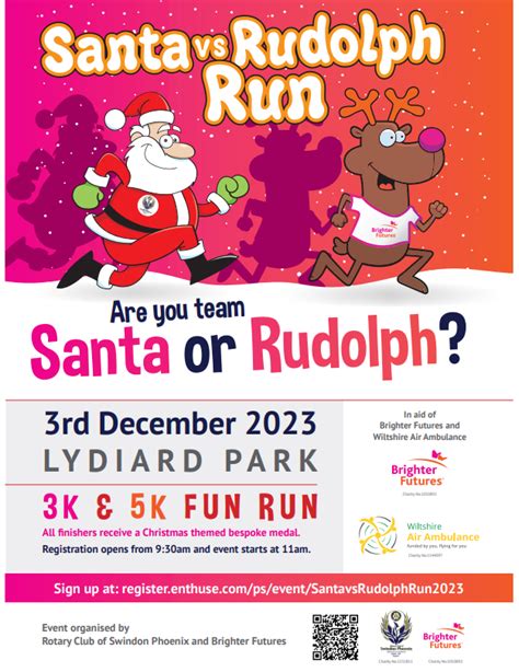 Santa vs Rudolph Run 2024 Brighter Futures