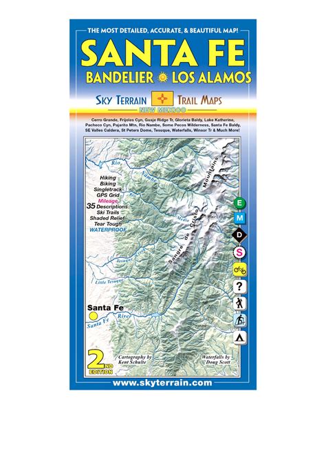 Read Santa Fe Bandelier  Los Alamos Trail Map 2Nd Edition By Kent Schulte