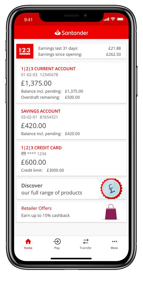 1|2|3 Business Current Account. Discounted monthly fee of £5 for start-ups for 18 months and switchers for 12 months (£12.50 standard monthly fee) Unlimited Santander cash machine cash deposit. Up to £300 cashback each year. Interest on your credit balance.. 