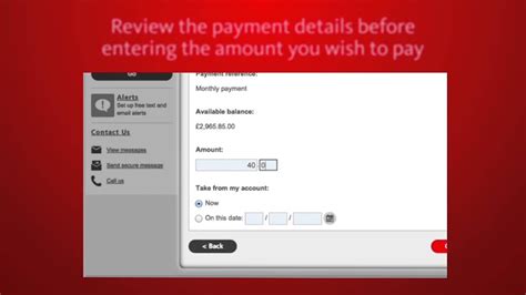 Use online banking to make payments, access monthly statements