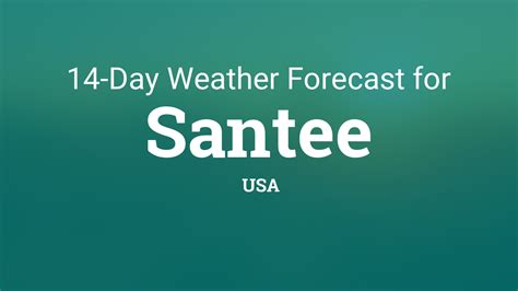 Santee, NE Weather Forecast AccuWeather