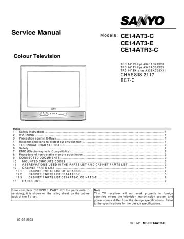 Sanyo ce14at3 gb farbfernseher service handbuch. - Kawasaki kx 80 repair manual 1995.