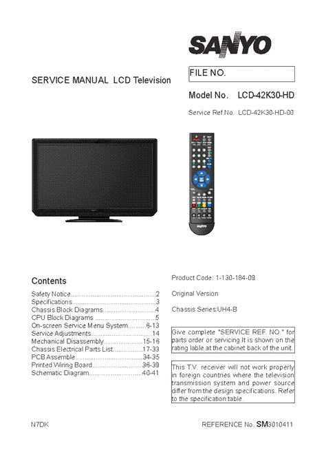 Sanyo lcd 17xp2 lcd tv manual de servicio. - Ieee guide for safety in ac substation grounding standard 80.
