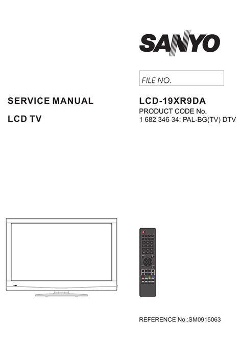 Sanyo lcd 19xr9da lcd tv service manual. - Husqvarna se embroidery unit parts manual.