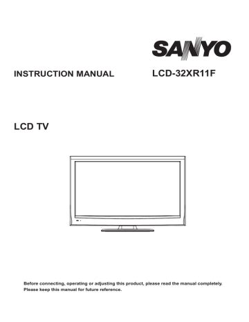 Sanyo lcd 40xr11f lcd tv service manual. - Lg 60pz570 60pz570 tb plasma tv service manual.