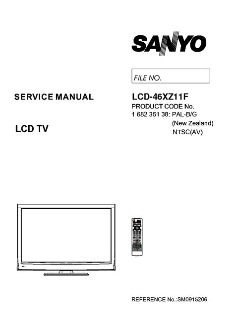 Sanyo lcd 46xz11f lcd tv service manual. - Desoto county mississippi math pacing guide.