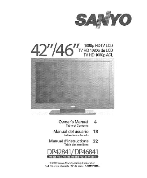 Sanyo plasma tv manual de servicio. - Intermediate public economics solutions manual hindriks.
