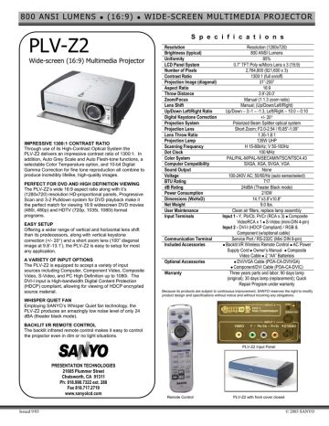 Sanyo plv z2 multimedia projector service manual. - Johnson 175 fast strike service manual.
