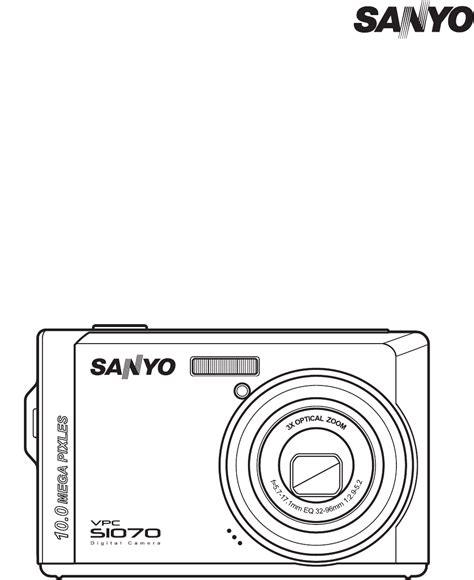 Sanyo vpc s1070 digital camera manual. - Sur les marches du ciel ....