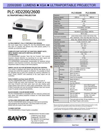 Sanyo xga projector plc xd2200 manual. - Die erste große liebe. goethe und lili schönemann..