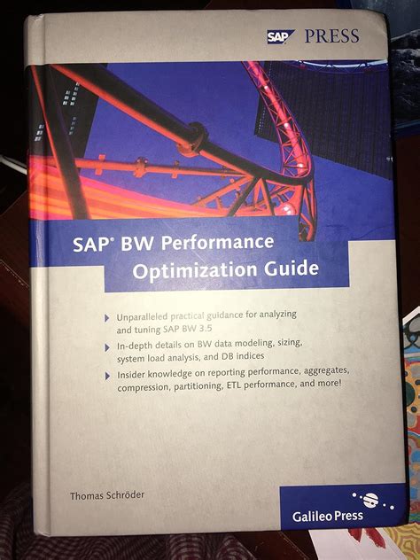 Sap Bw Performance Optimization Guide