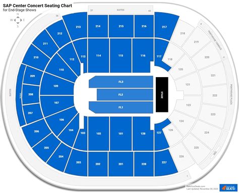 Sap Center Seating Chart For Concerts
