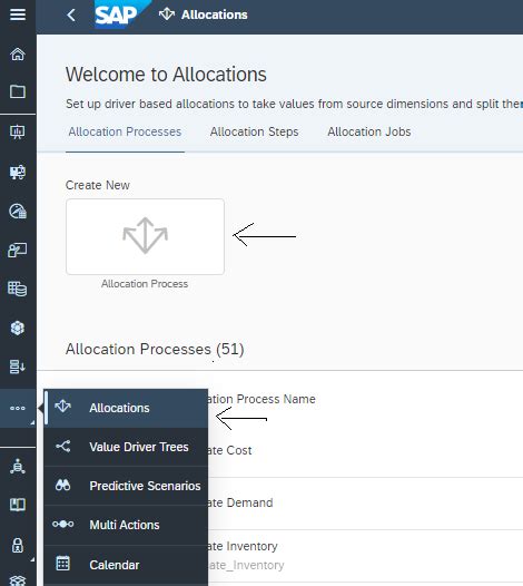 Sap allocation.  You can search for specific allocation cycles or filter the allocation cycles ...