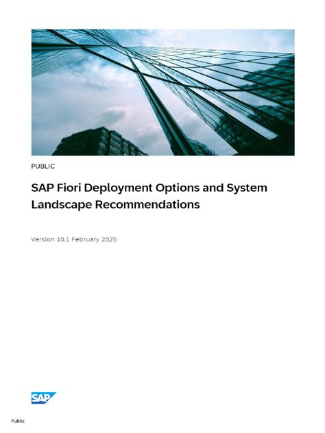 Sap fiori deployment options and system landscape recommendations pdf.  ...