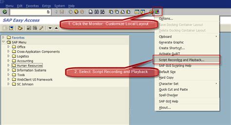 Sap script recording and playback.  Can you please help.  Every interaction you do in SAP ...