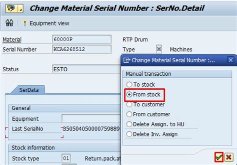 Sap serial number status avlb.  I&acute;v Sep 1, 2010 · How to change the status of Serial num...