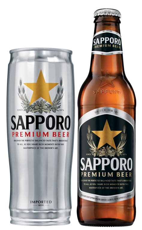 Sapporo premium beer. It is registered under Sapporo Breweries Ltd. a Japanese beer brewing company founded in 1876. It was first brewed in Sapporo, Japan, in 1876 by brewer Seibei Nakagawa. According to the Sapporo website: “Sapporo Premium Beer is a refreshing lager with a crisp, refined flavour and a clean finish. 