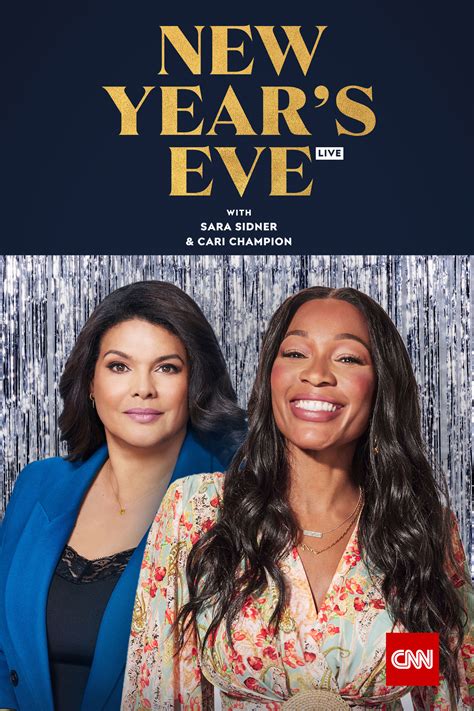 Anderson Cooper and Andy Cohen will return with a CNN New Year’s Eve special from Times Square.. The Dec. 31 special will start at 8 p.m. ET, with Sara Sidner and Cari Champion taking over at 12 .... 