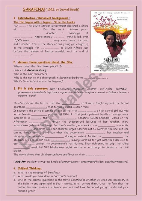 Sarafina Play Script