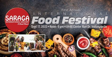 Saraga International Grocery and Food Court in Castleton will host its inaugural international food festival Sunday, Sept. 17 from noon to 8 p.m.