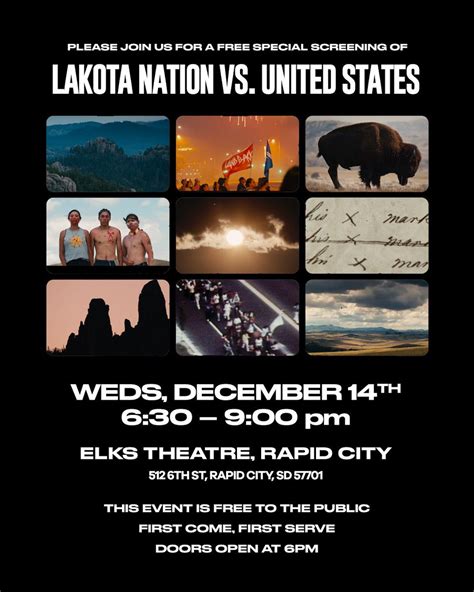 Sarah Eagle Heart on LinkedIn: Free Screening of Lakota Nation vs ...