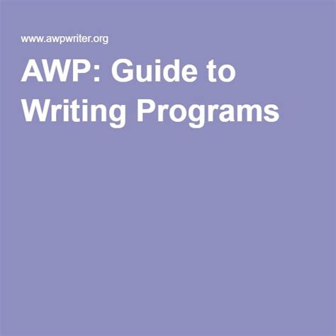 Sarah Lawrence College - AWP: Guide to Writing Programs