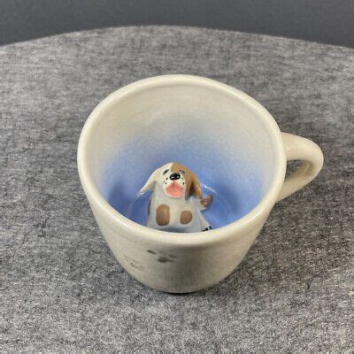 Sarah Spademann Ceramic Mug With Suprise Dog Inside eBay